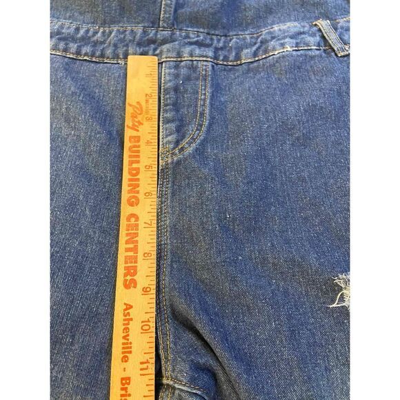2xl xxl Denim Jean Overalls Distressed - Picture 7 of 9